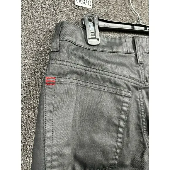 Urban Outfitters Baggy Jeans Womens Size 30W Black High Rise Denim Stretch Y2K - Picture 7 of 11